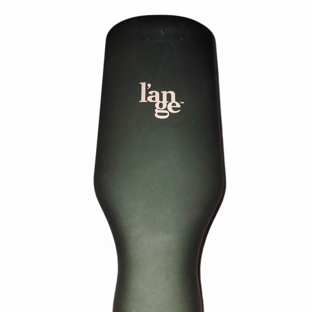 L'ange Heated Straightening Brush Black Rose Gold Hair Smoothing Styling Working